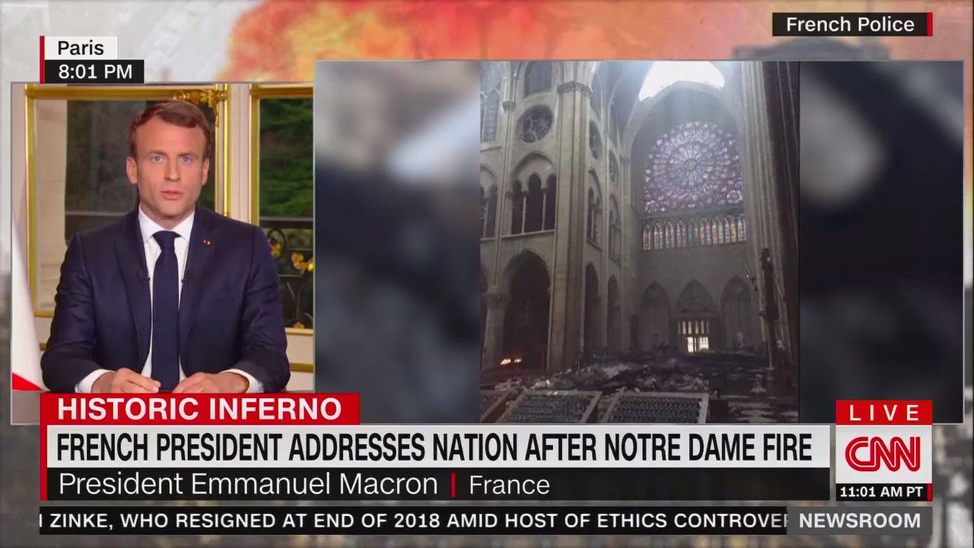 Notre Dame Fire Emmanuel Macron Wants Cathedral Rebuilt In 5 Years