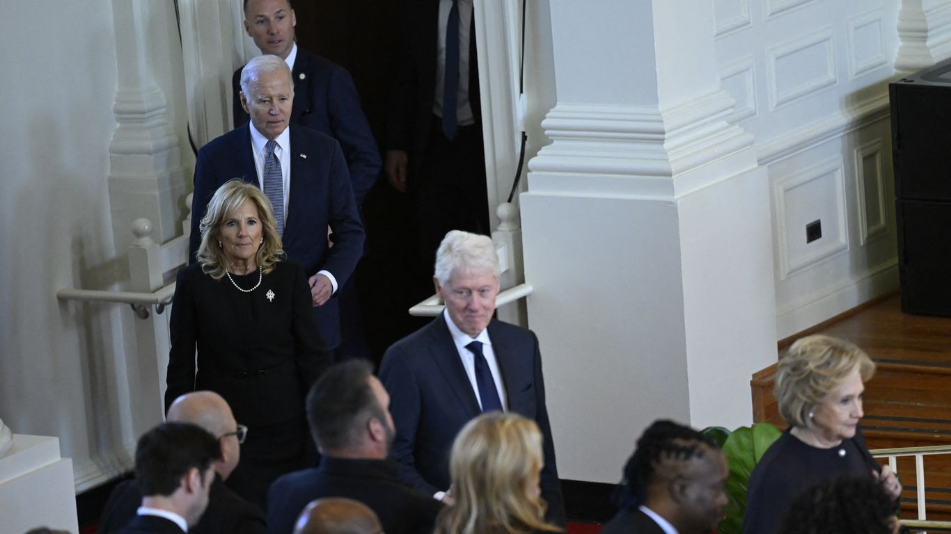 Rosalynn Carter S Atlanta Memorial Attended By Bidens Clintons