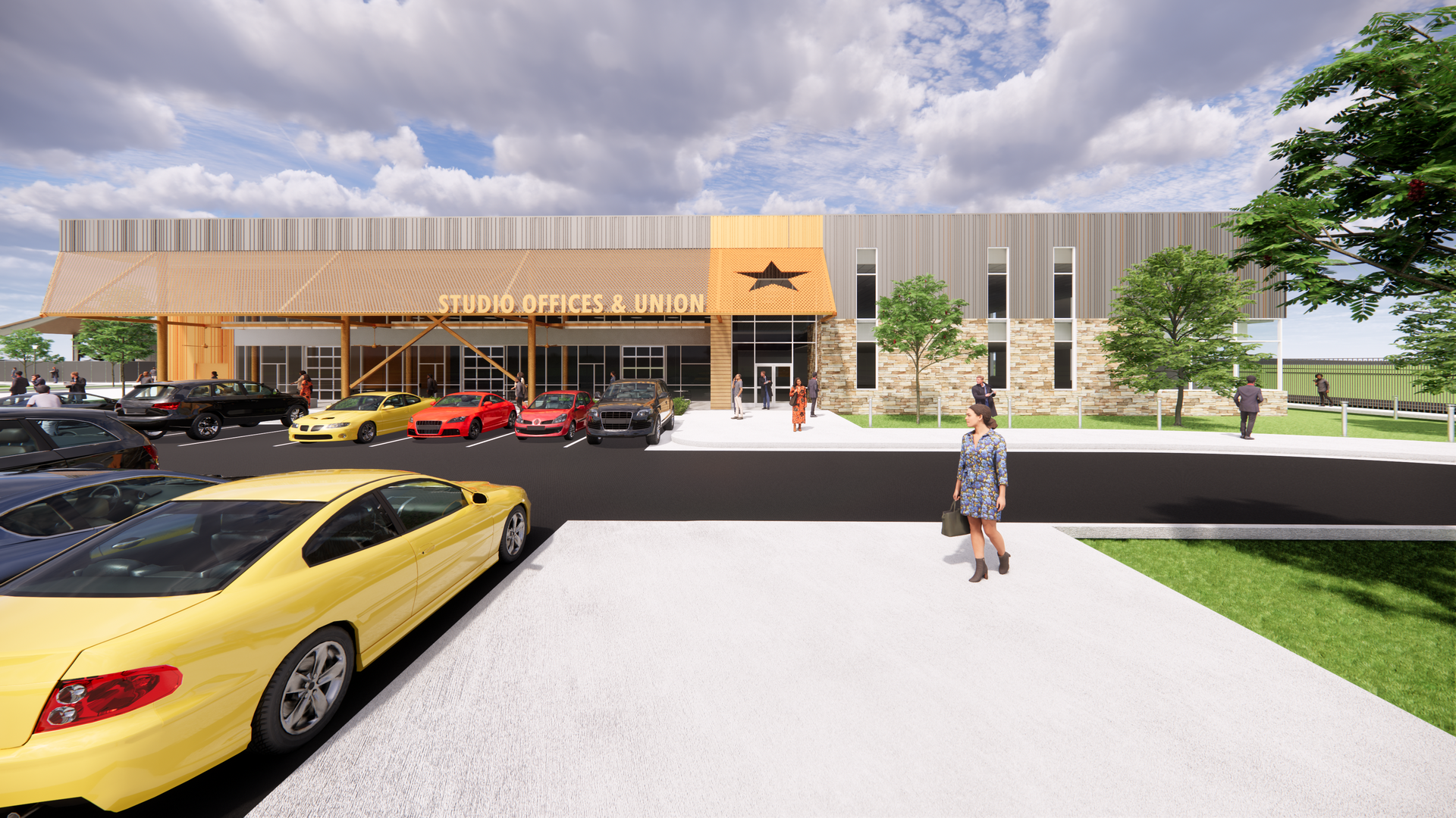 A rendering of the TGE Spark Studios at Chaffee Crossing. Courtesy: MAHG Architecture