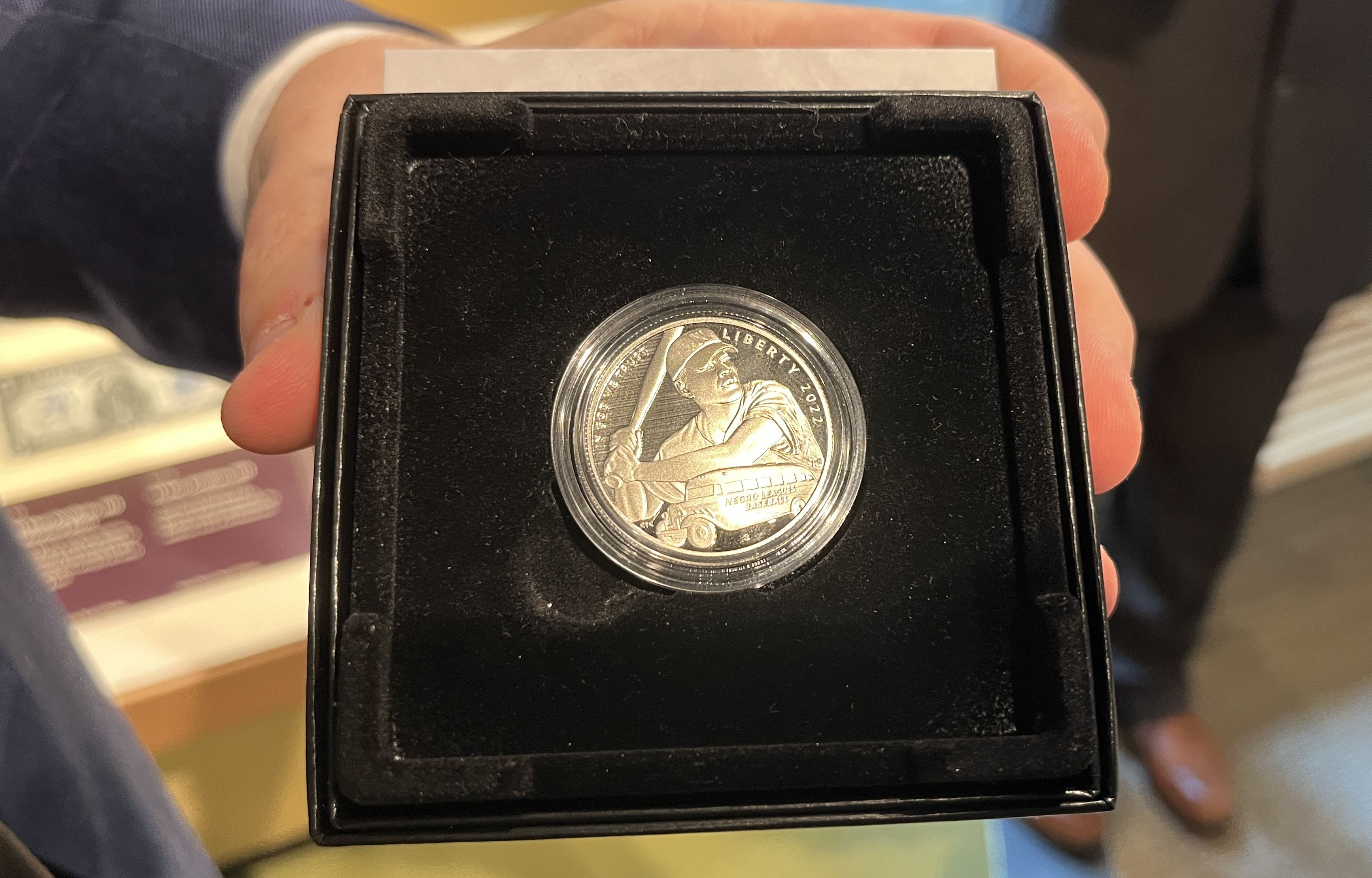 Coin in a case