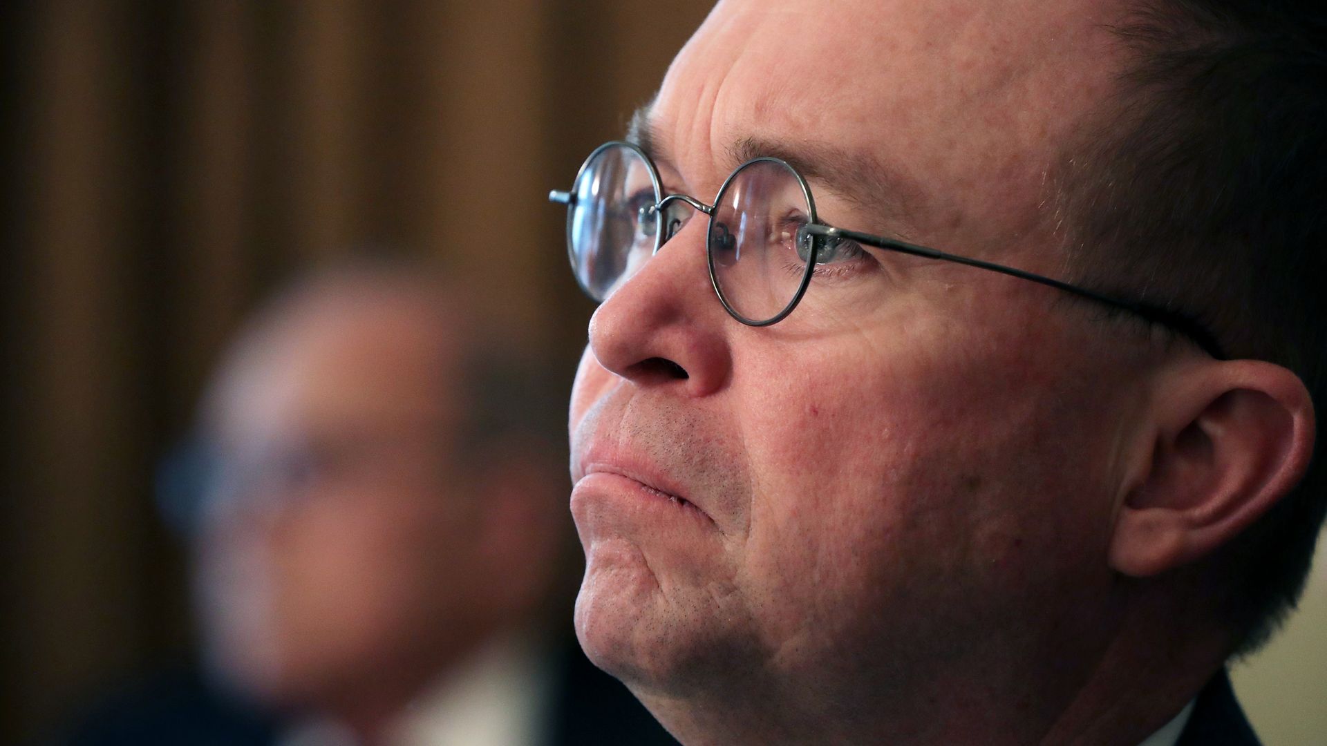 Up close photo of Mick Mulvaney 