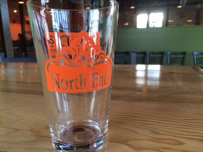 north-end-charlotte-beer-glass