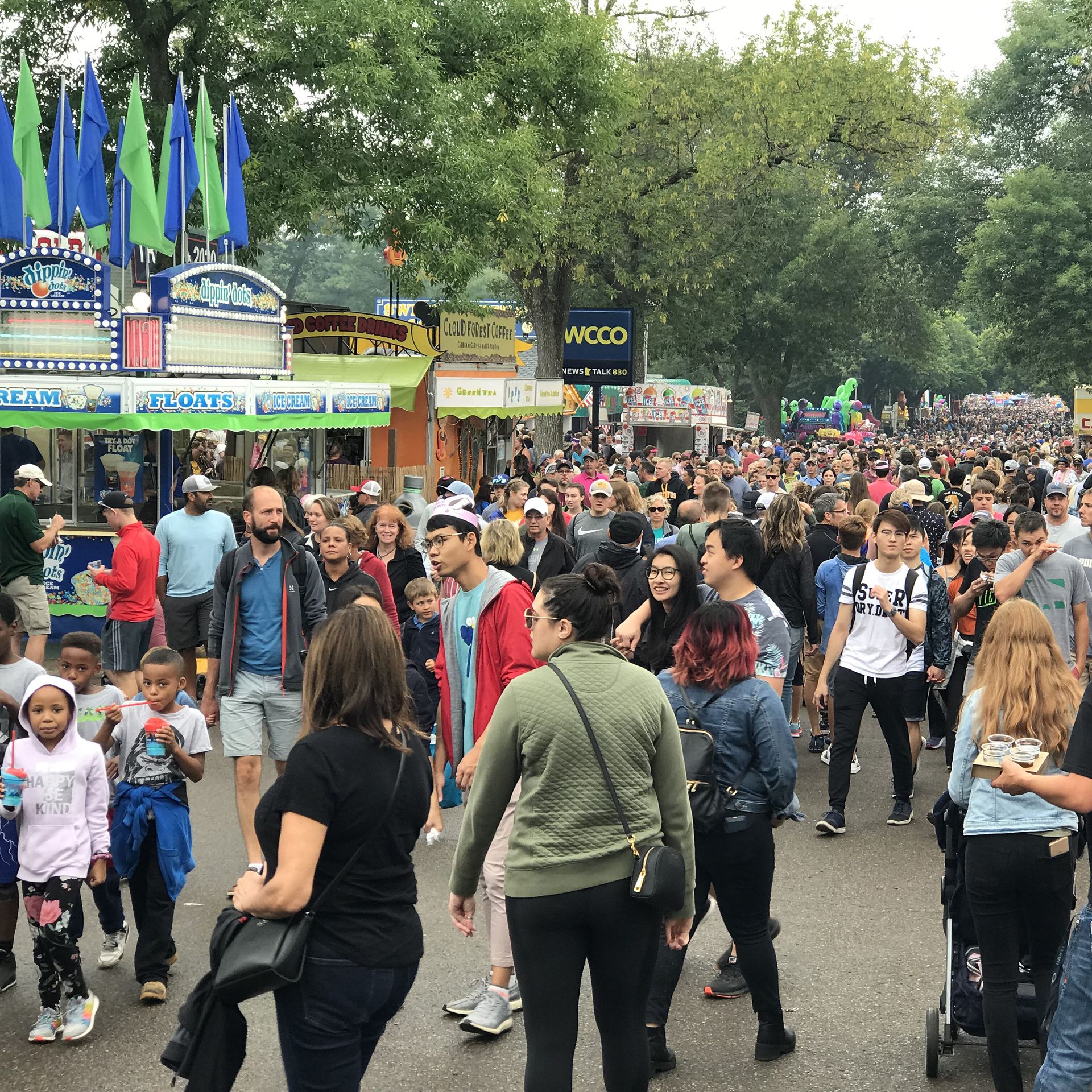 crowds at state fair