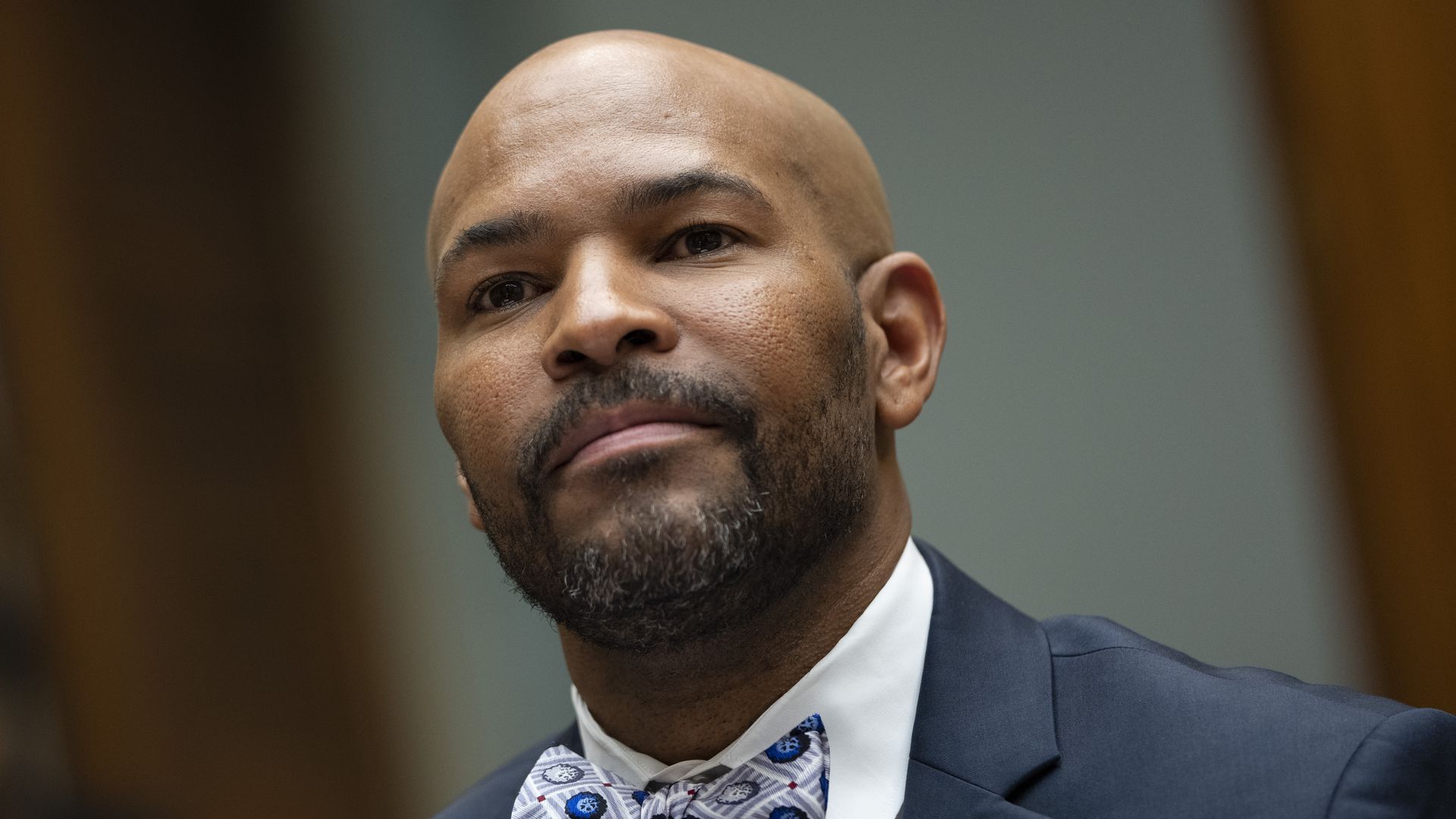 Former U.S. Surgeon General Dr. Jerome Adams testifies during a Select Subcommittee on the Coronavirus Crisis hearing about how to counter vaccine hesitancy, on Capitol Hill July 1