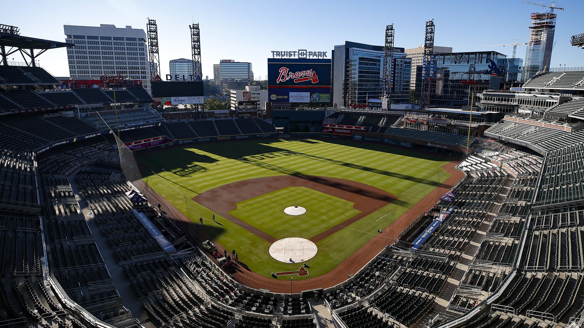 Photo of Atlanta's baseball stadium