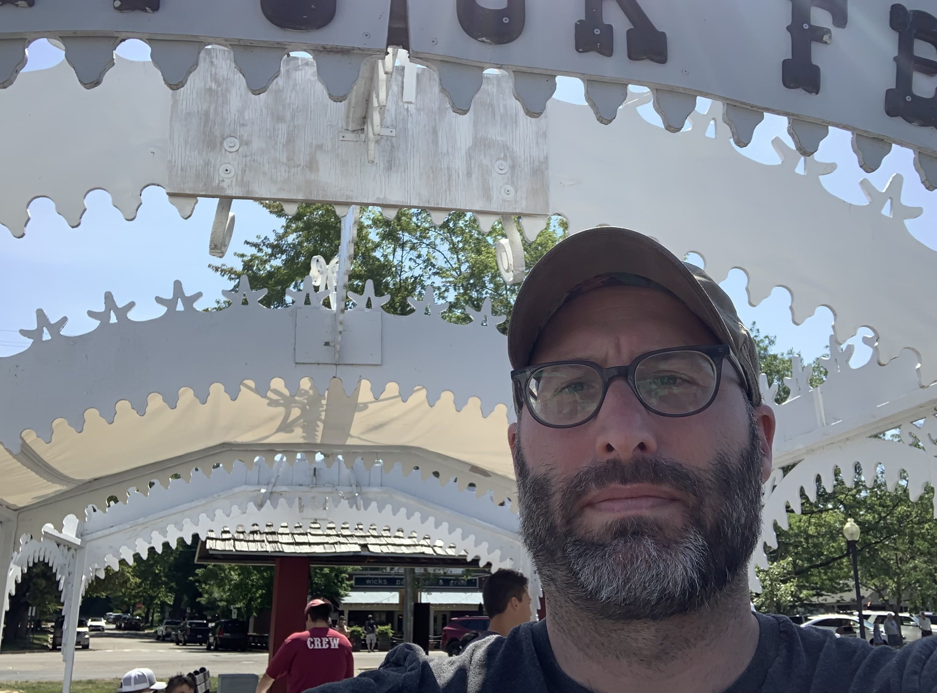 Photo of a man taking a selfie.