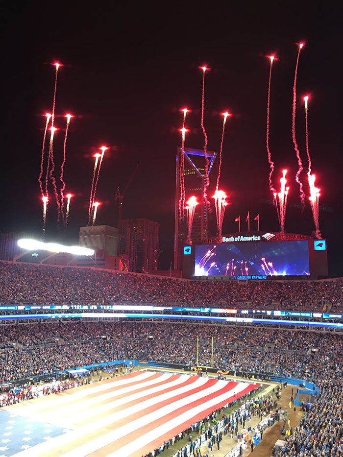 Panthers fireworks