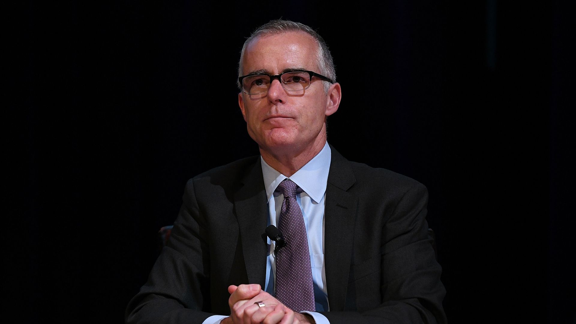 Former FBI deputy director Andrew McCabe