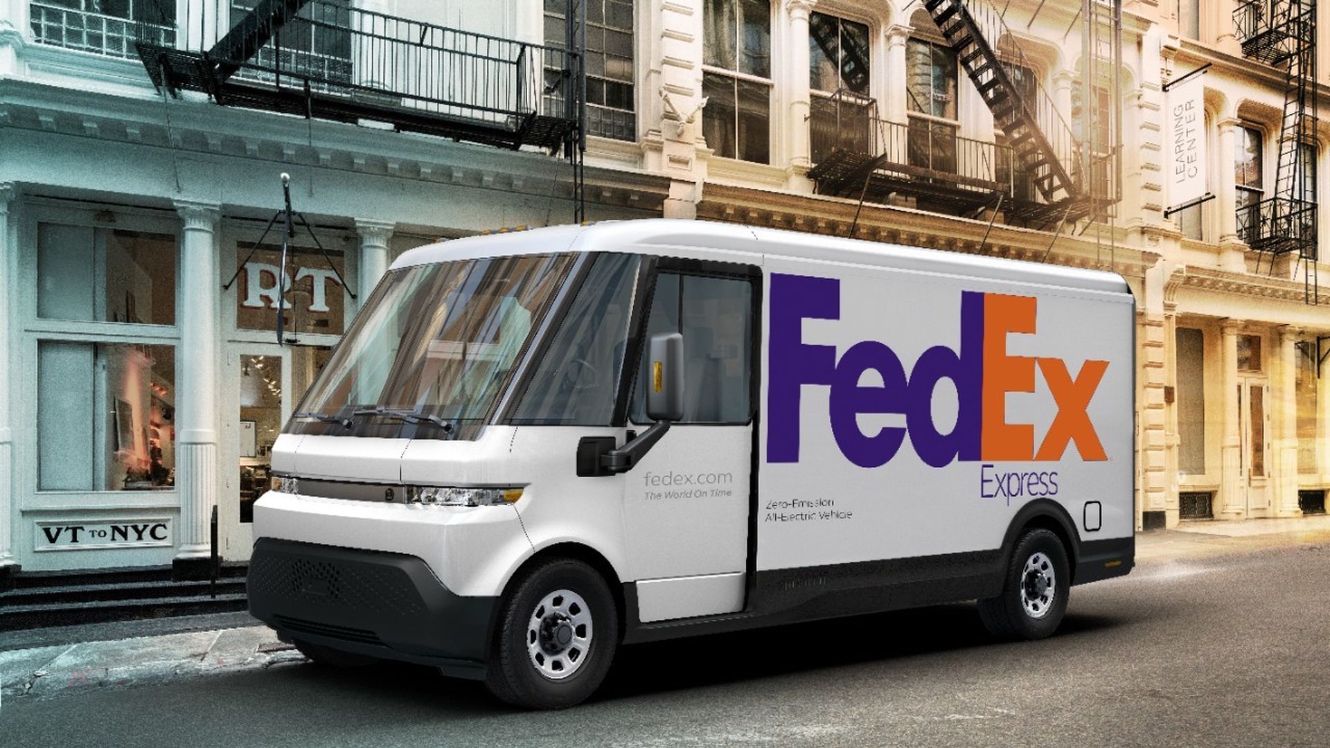 Photo of General Motors electric package delivery van