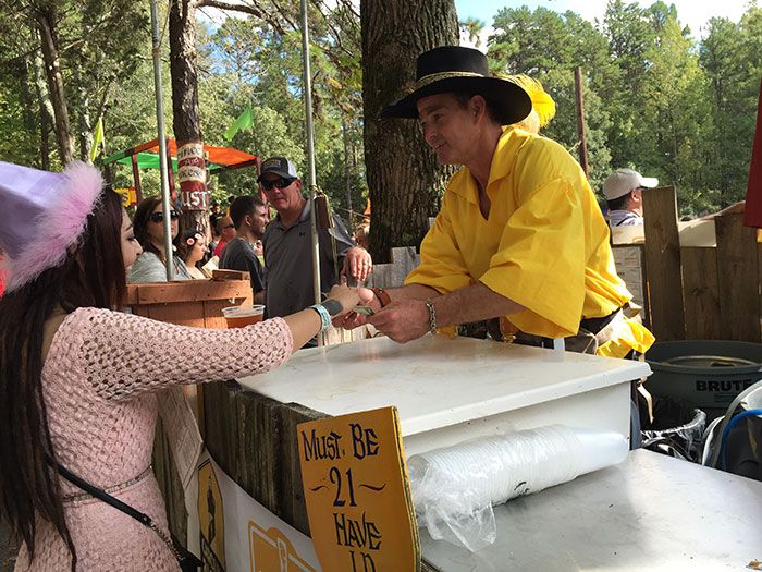 Renaissance-Festival-Beer-Stall
