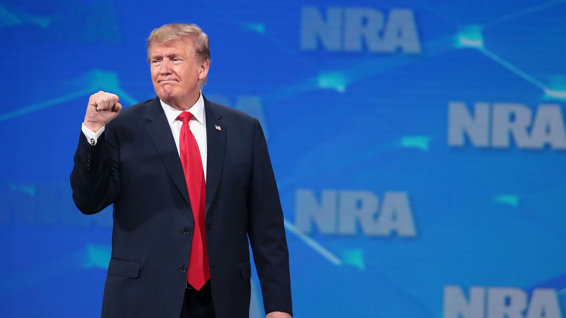 Donald Trump at NRA meeting