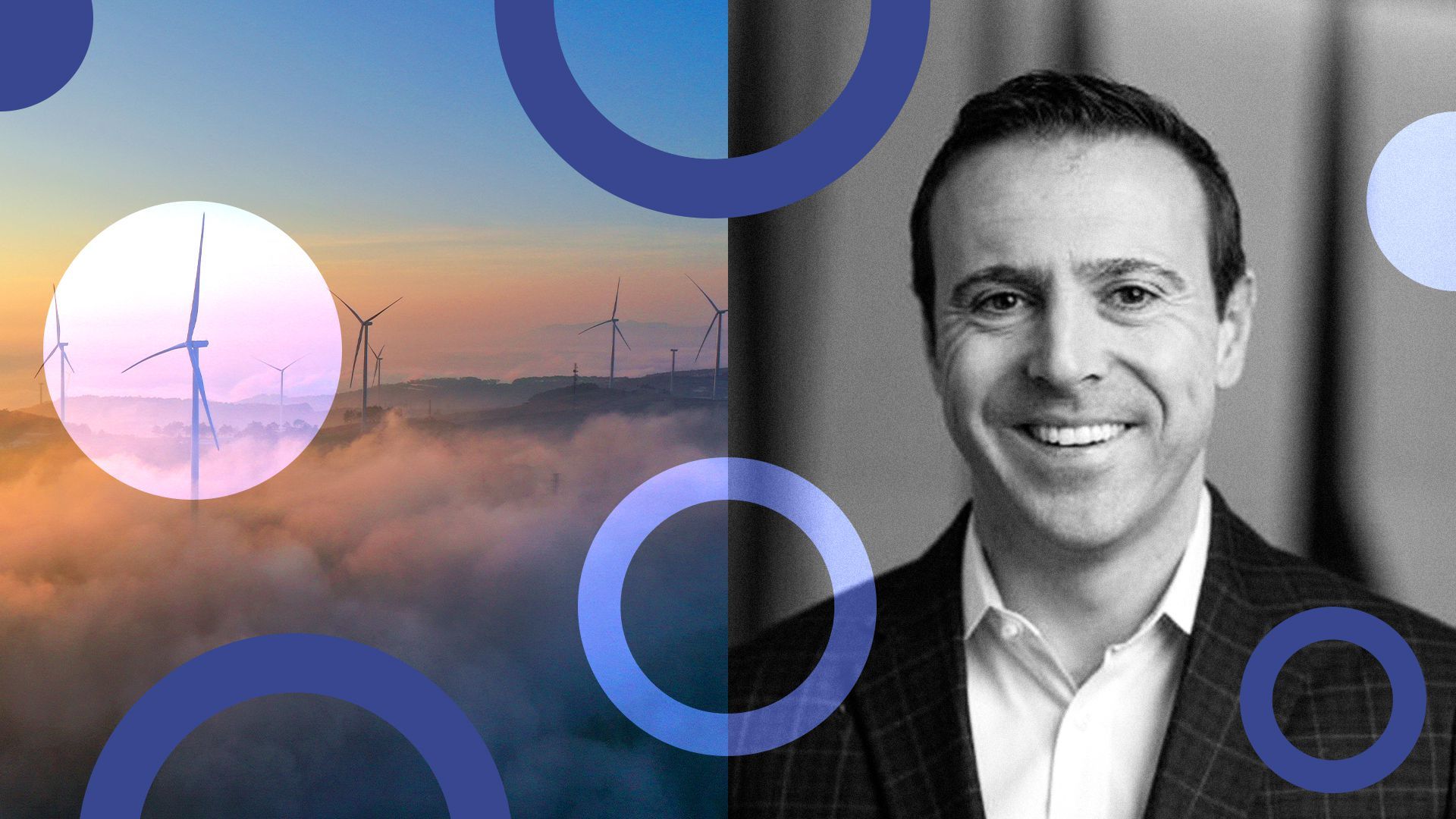 Photo Illustration of John Tough, CEO of Energize Ventures