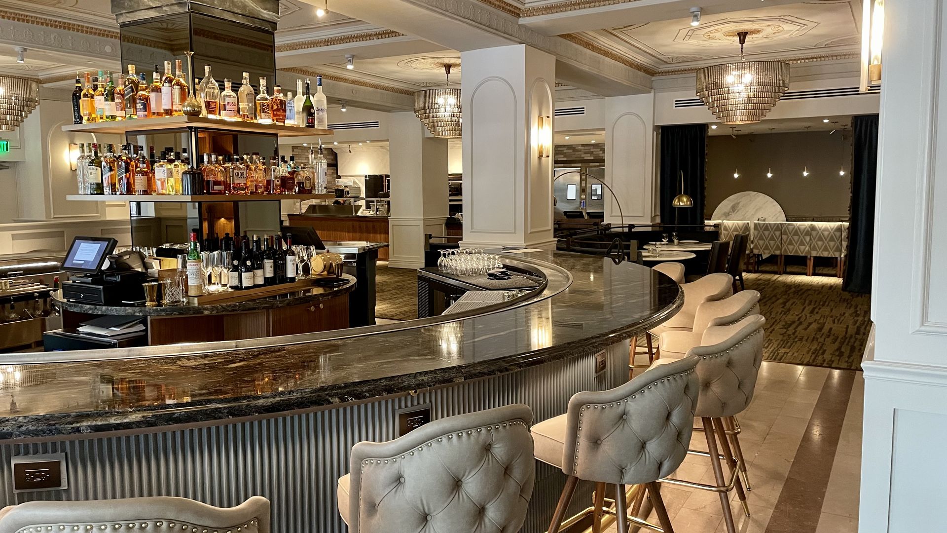 A photo inside Proudfoot & Bird restaurant.