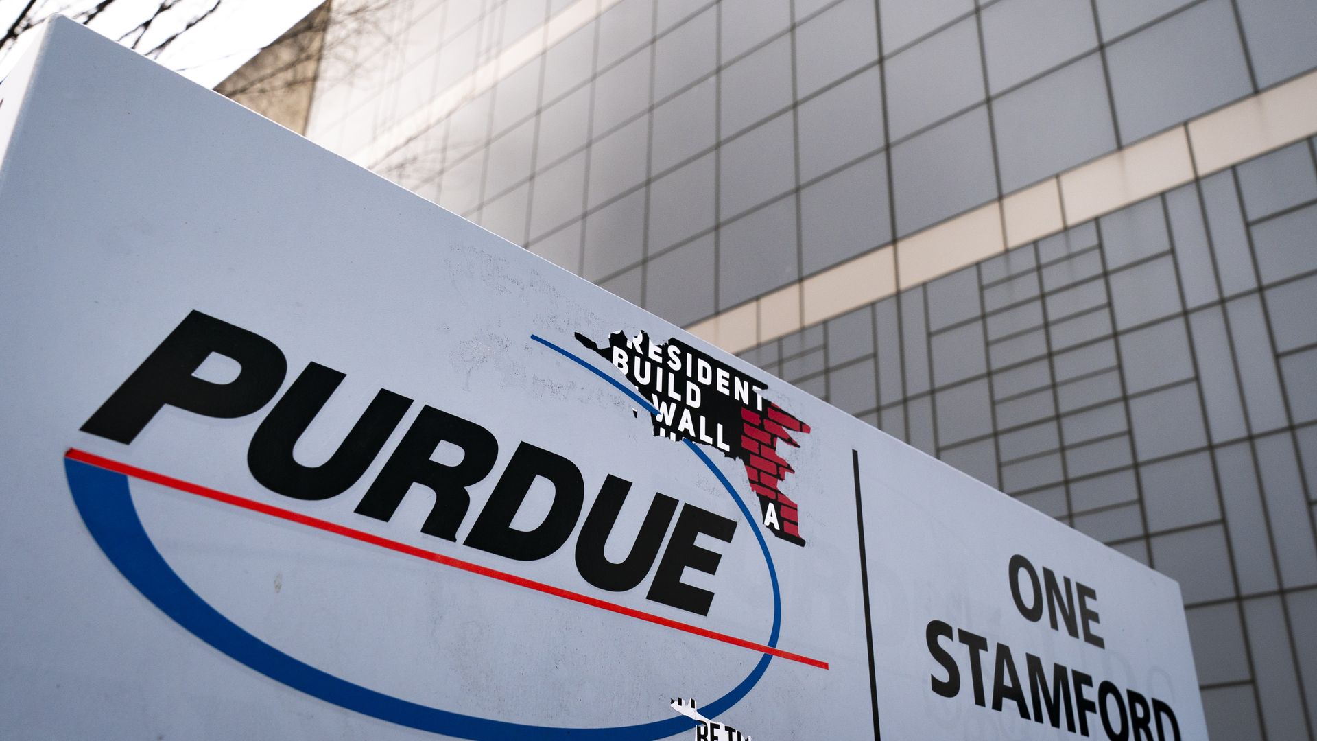 A truck with a Purdue logo