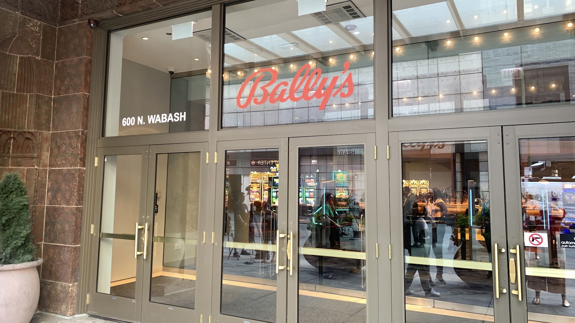 Photo of the front of a casino 