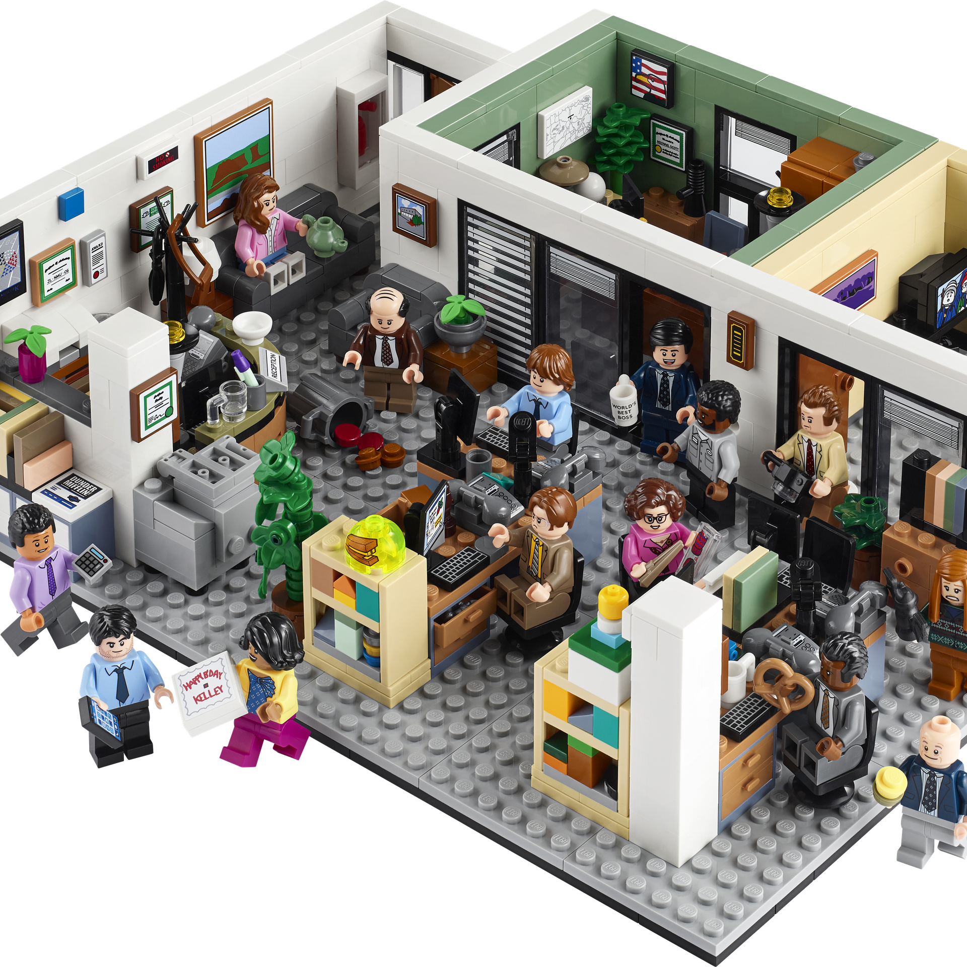 temperatur Sind Gøre mit bedste Lego re-creates The Office's Dunder Mifflin Scranton branch