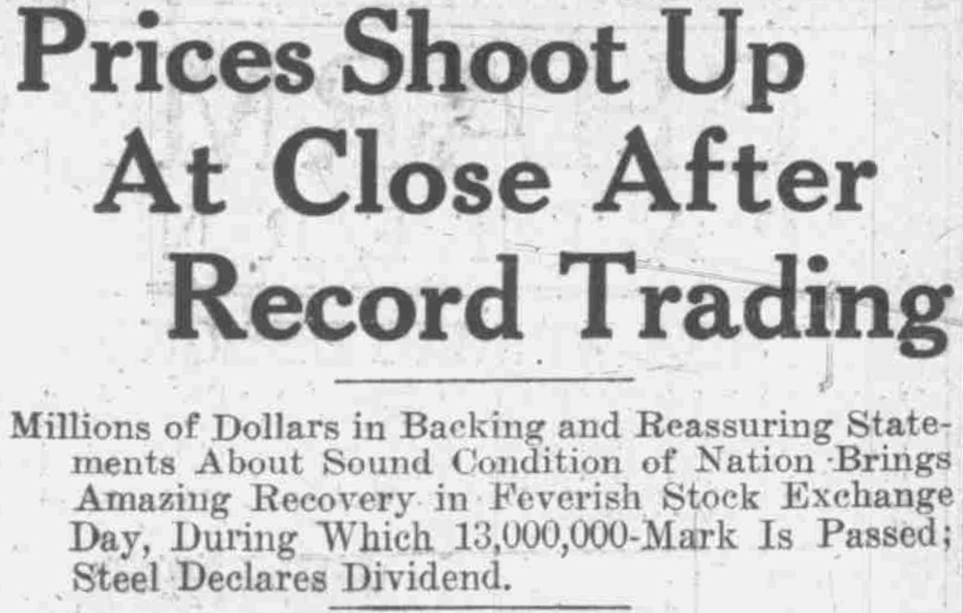 【週末セール】CRASH THE FRONTLINE 1929 stock crash headlines painted rosy picture - Axios Salt