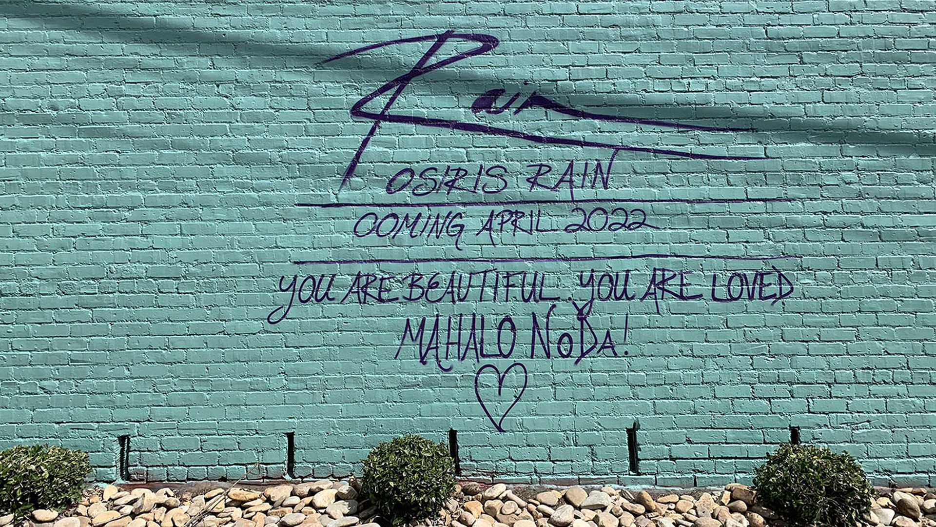 Osiris Rain NoDa mural