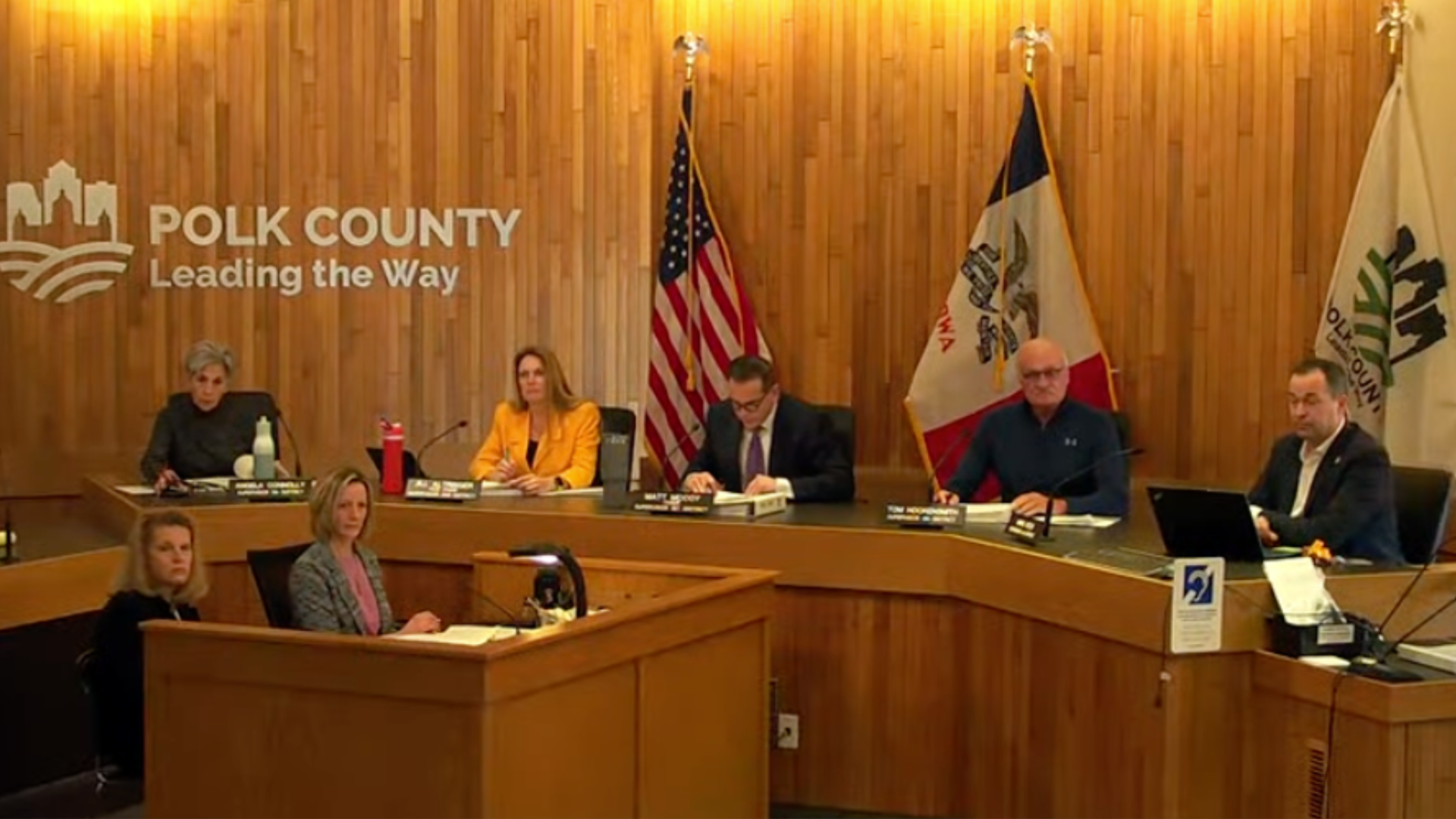 A photo of Polk County Supervisors.