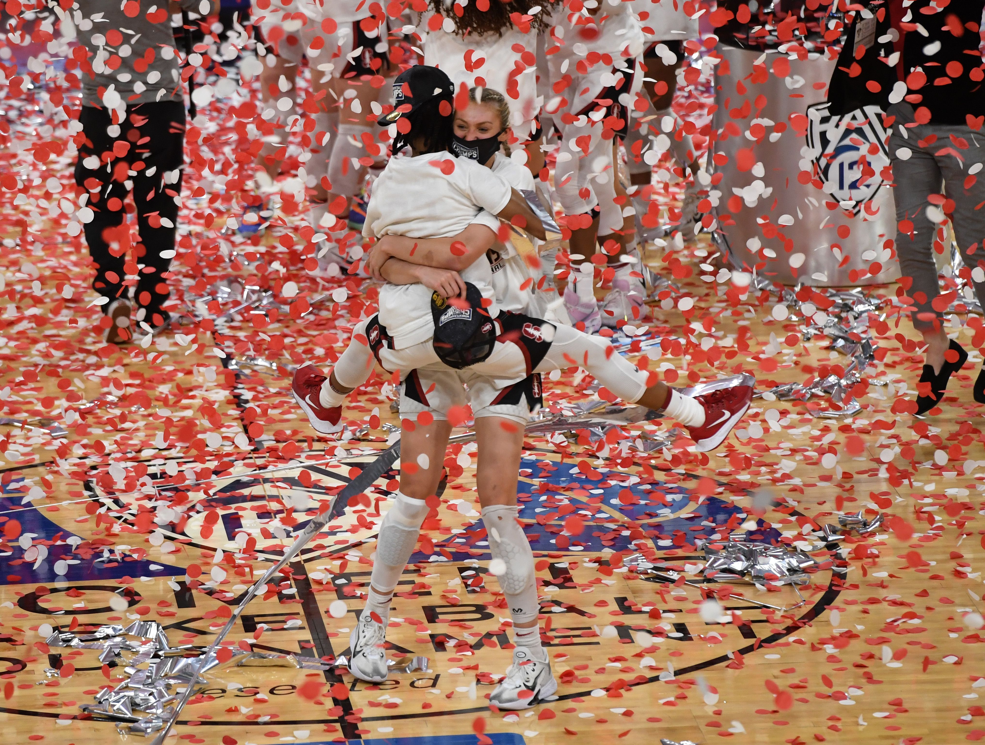 Stanford celebrating