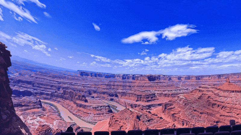 A theater showing the Grand Canyon in a dome setting.