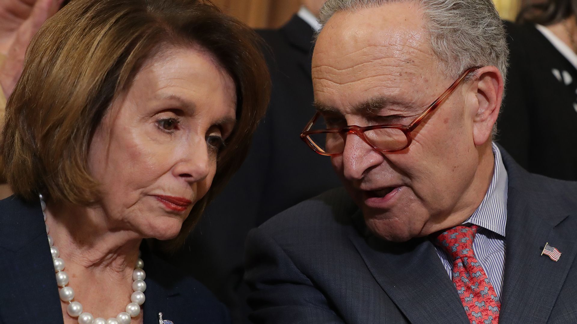 House Nancy Pelosi and Senate Minority Leader Charles Schumer at the capitol