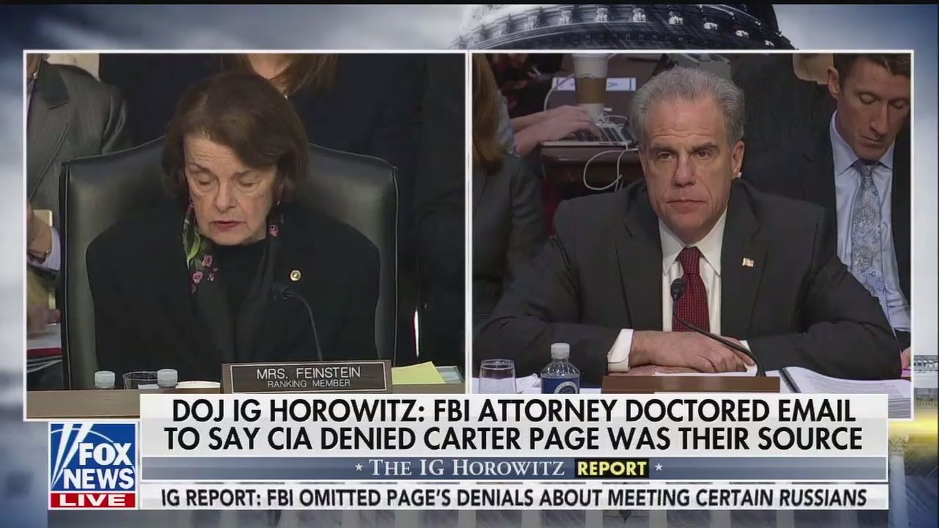DOJ inspector general says he found no evidence of "deep state" bias