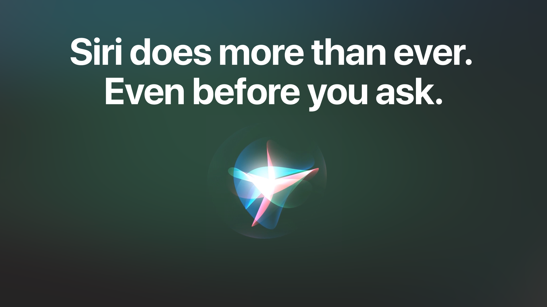 A promotional image for Siri from Apple's Web site