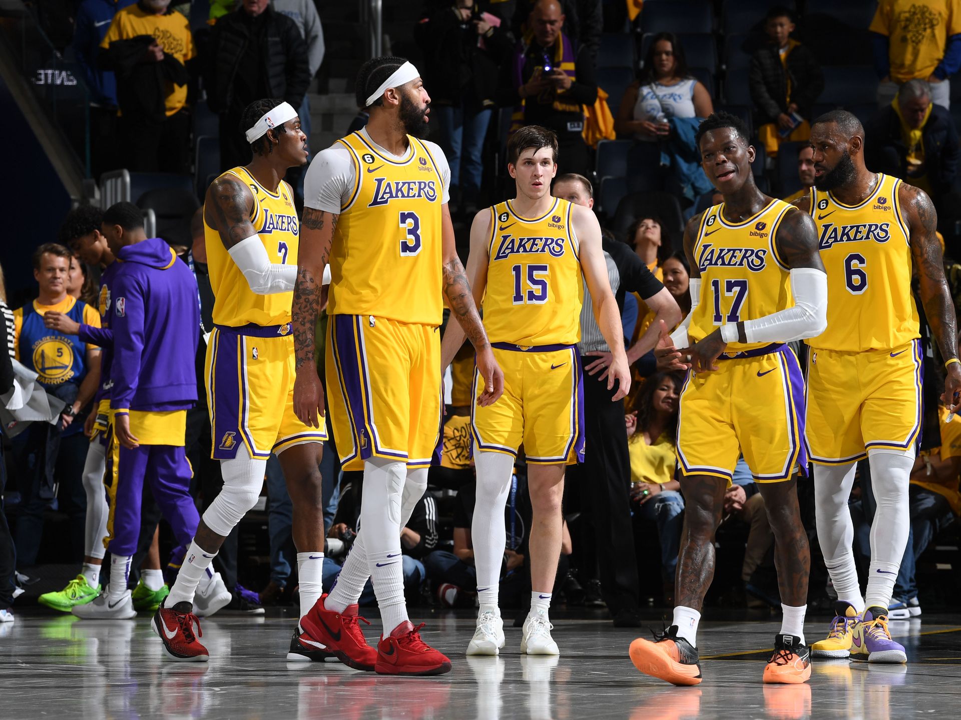 lakers line up 2023