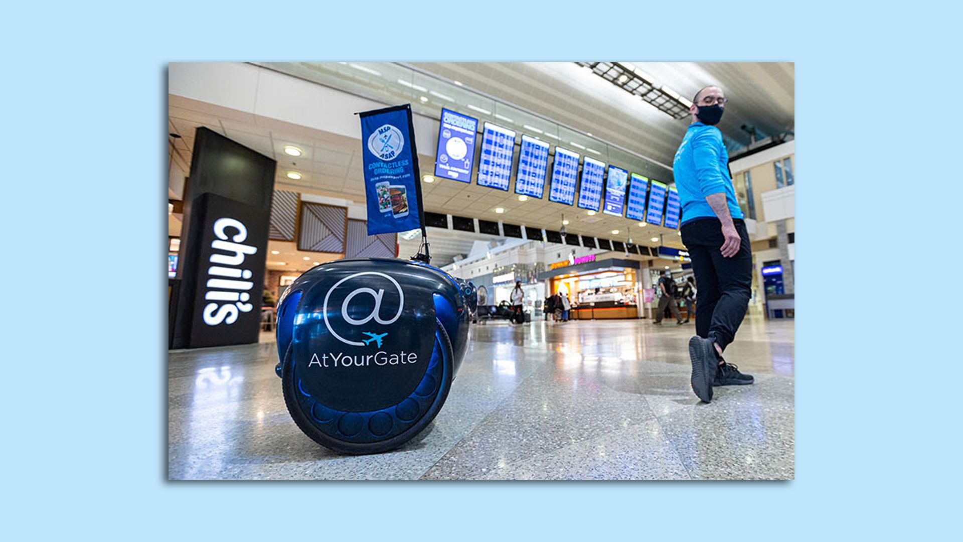 A robot at MSP Airport