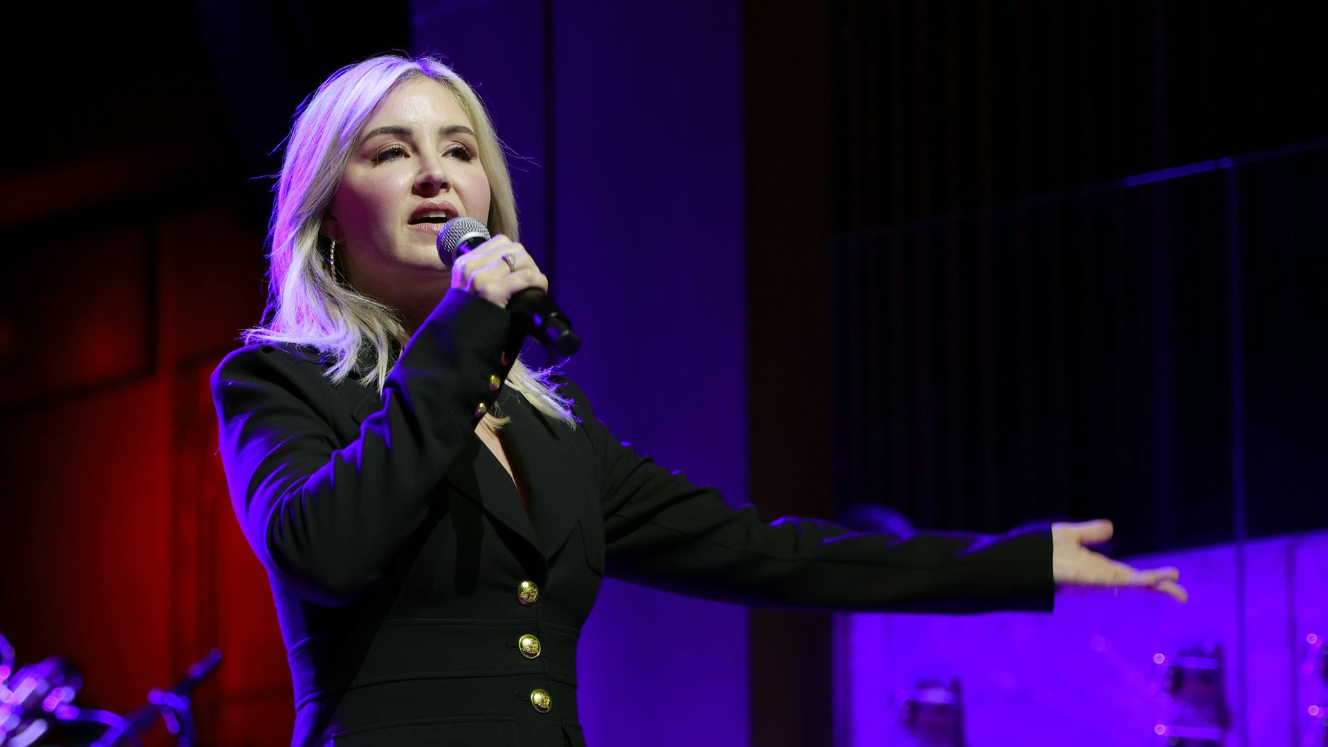 NASHVILLE, TENNESSEE - NOVEMBER 14: Maggie Rose performs onstage for the Muscle Shoals: Low Rhythm Rising Opening Concert at Country Music Hall of Fame and Museum on November 14, 2025 in Nashville, Tennessee. (Photo by Jason Kempin/Getty Images for the Country Music Hall of Fame and Museum)
