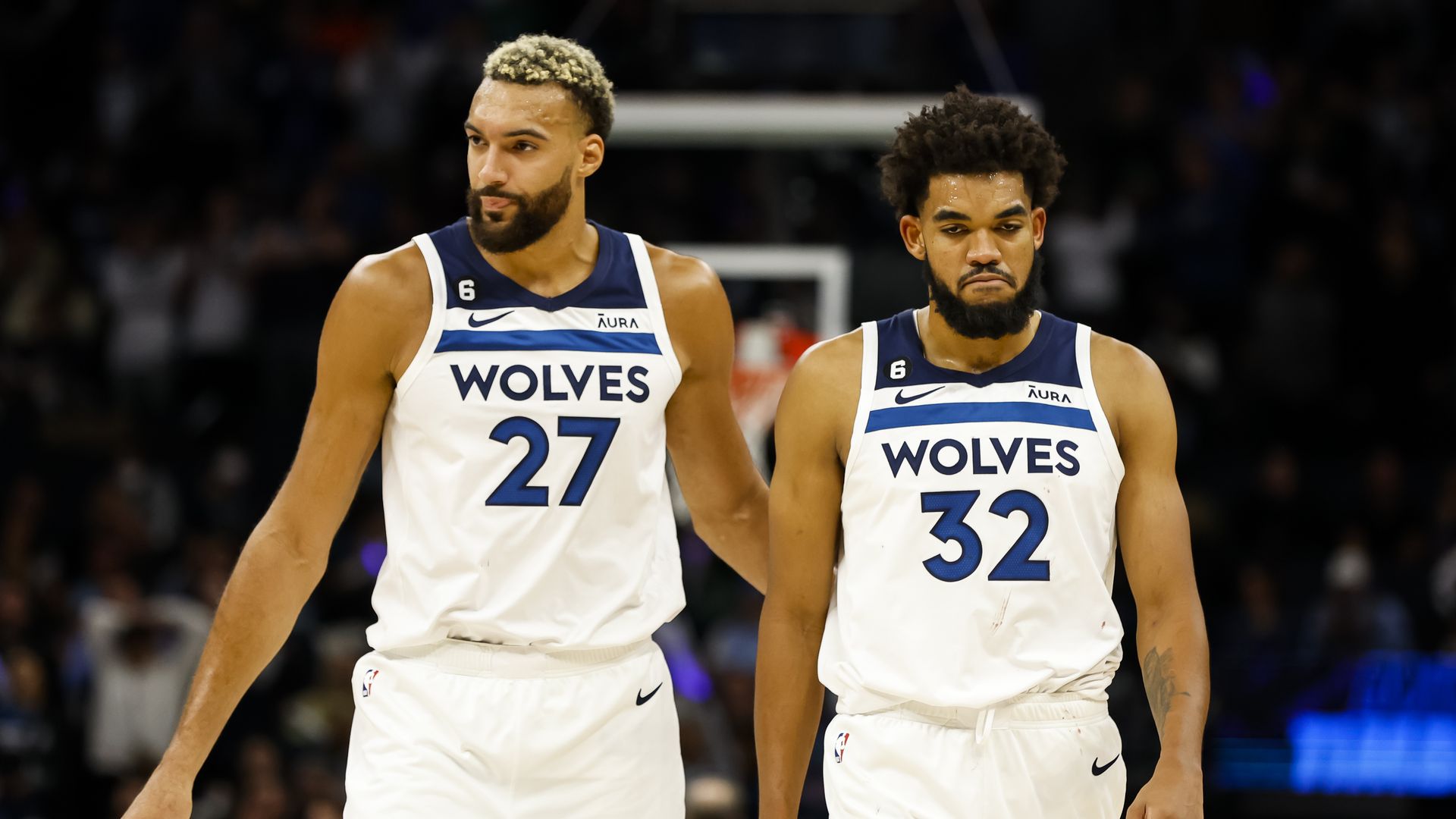 Rody Gobert and Karl Anthony Towns 