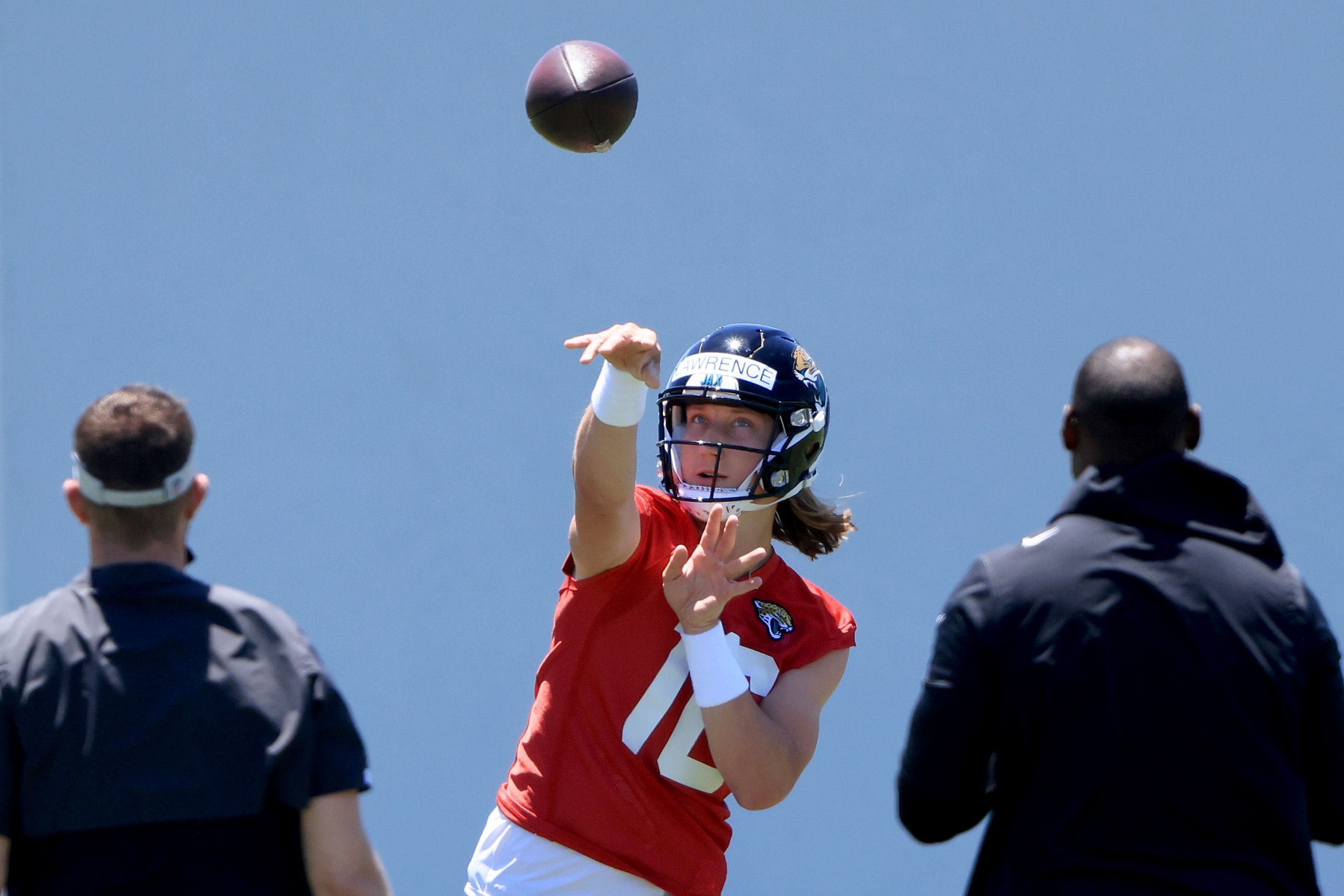 Trevor Lawrence throwing