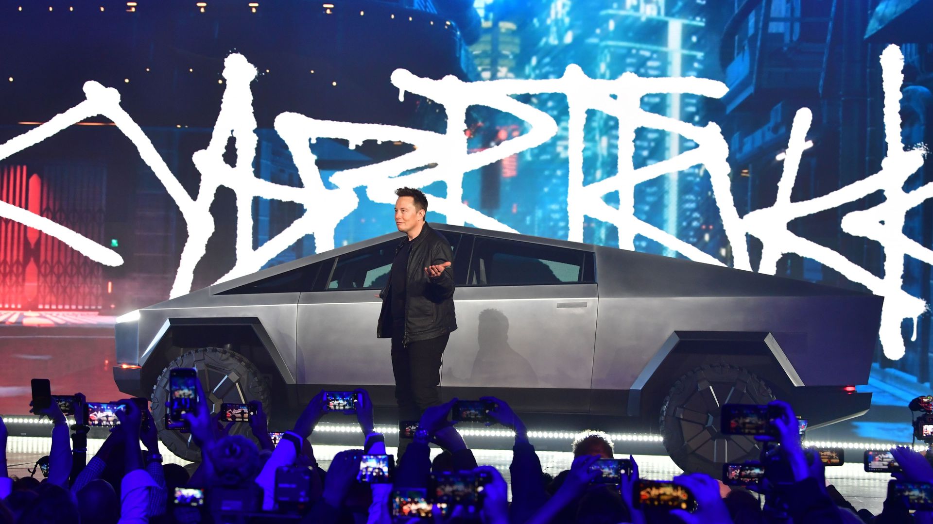 Cybertruck Unveil Tesla Debuts Its First Electric Pickup