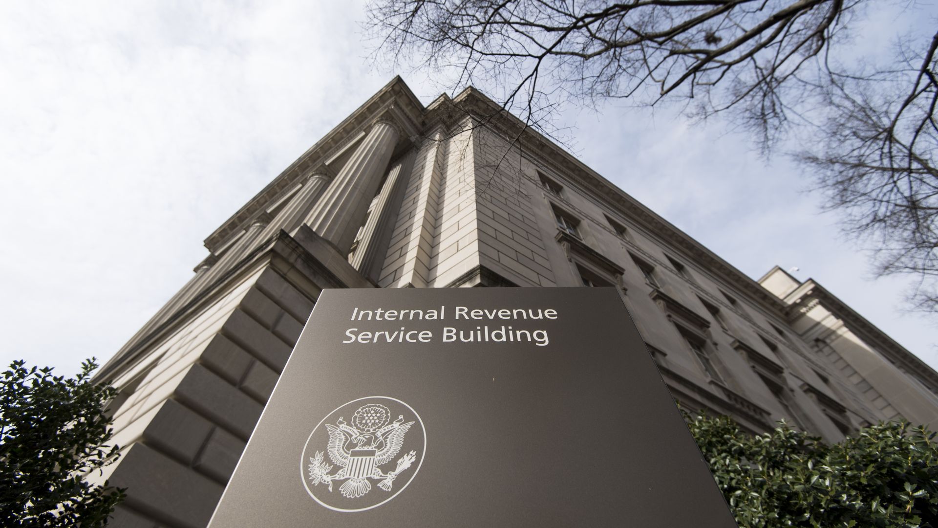 IRS building.