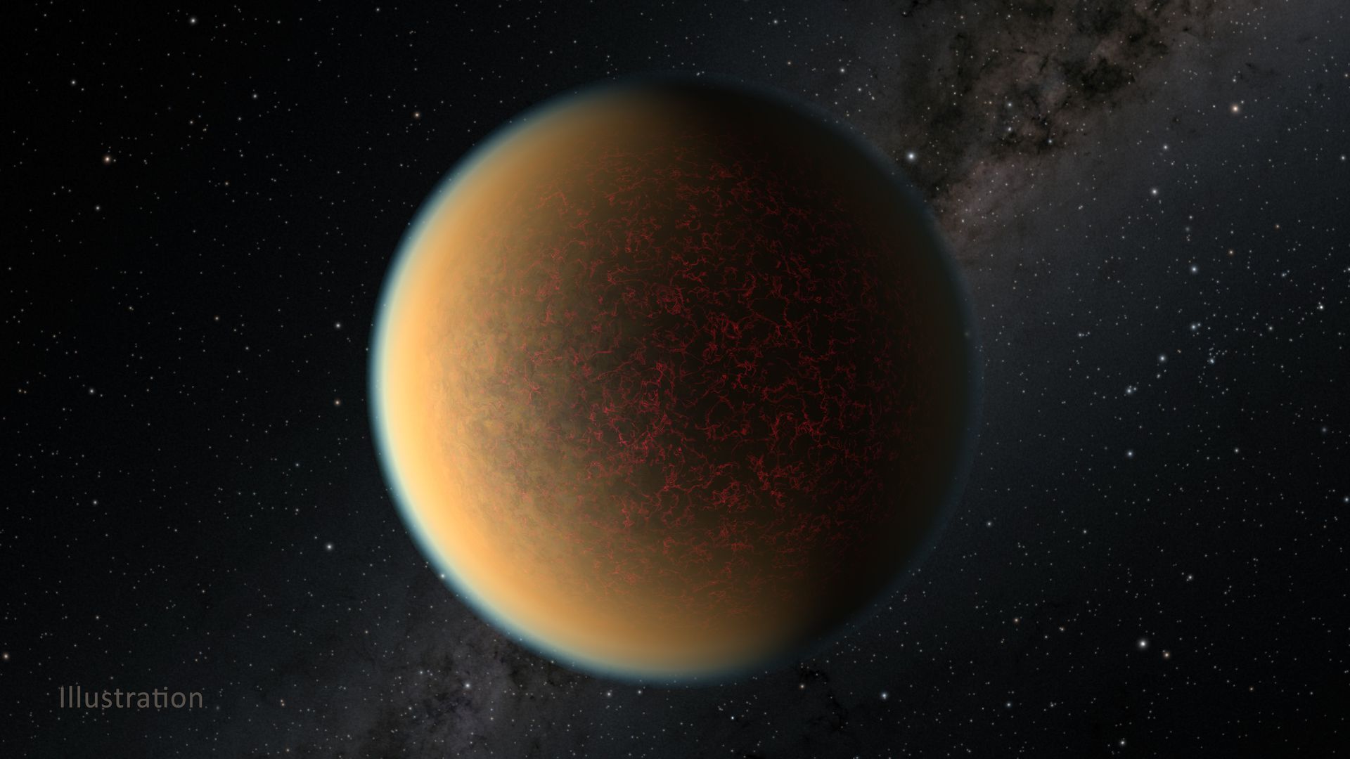Artist's illustration of planet GJ 1132 b.