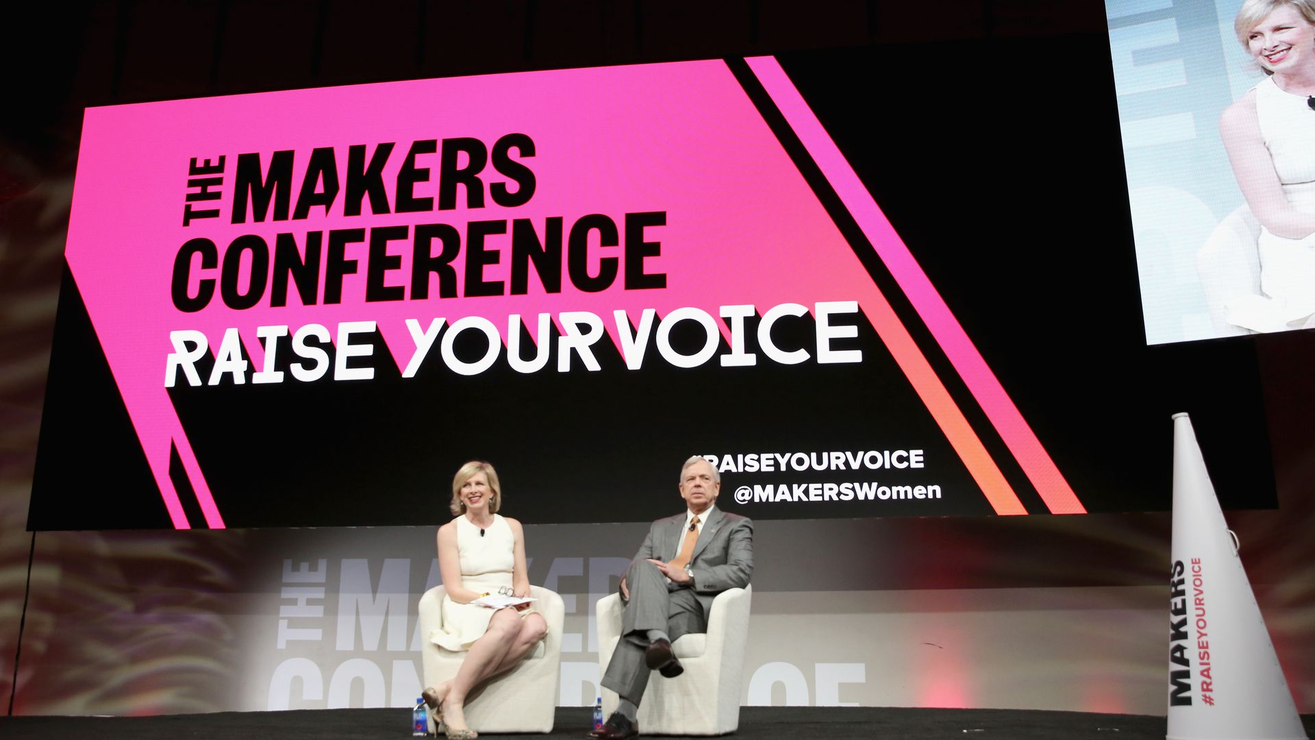 CMO of Oath and CEO of Verizon onstage