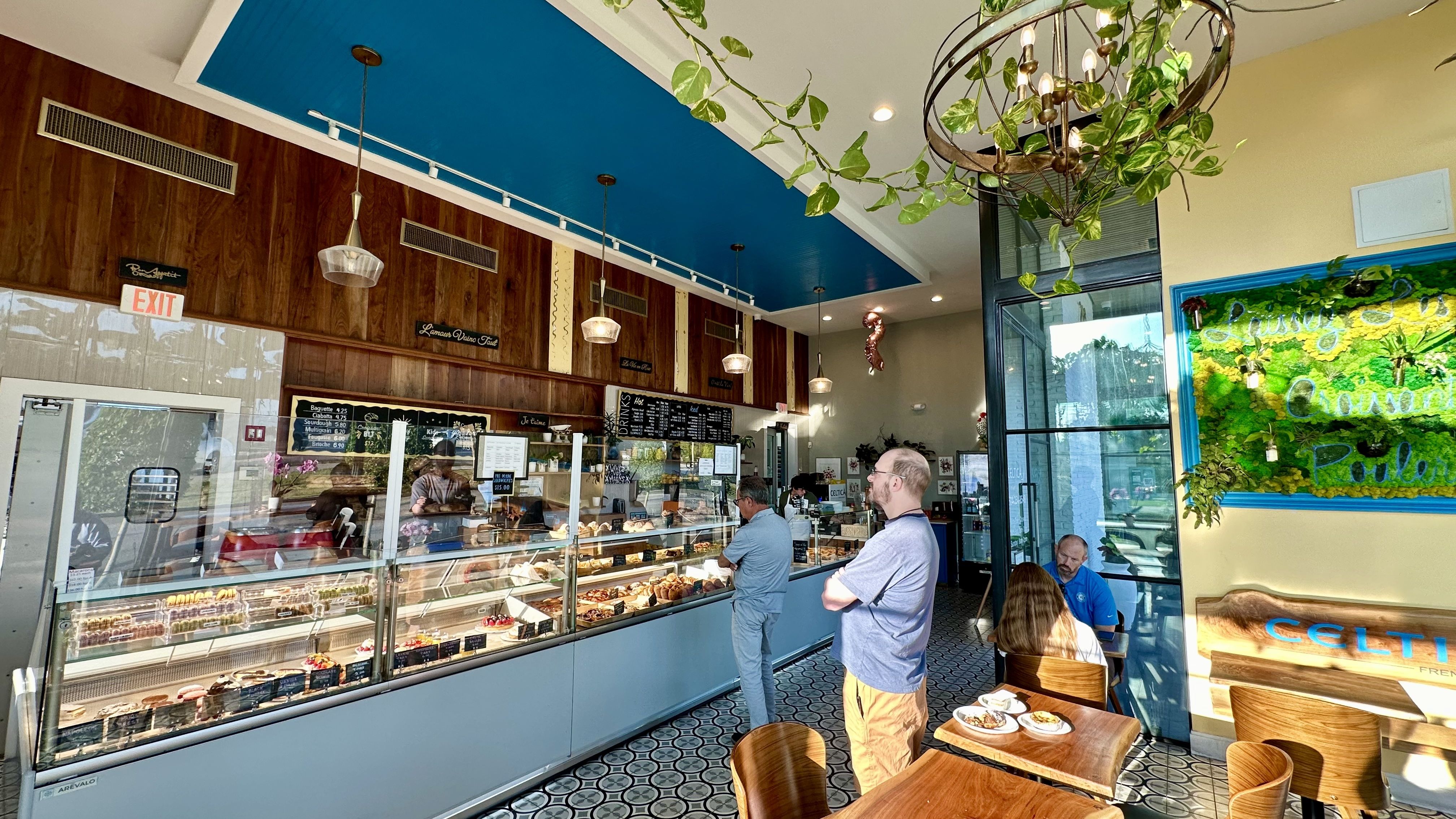 Image shows the inside of Celtica.