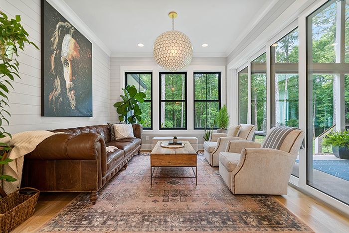 7210 Sample Road main house sunroom