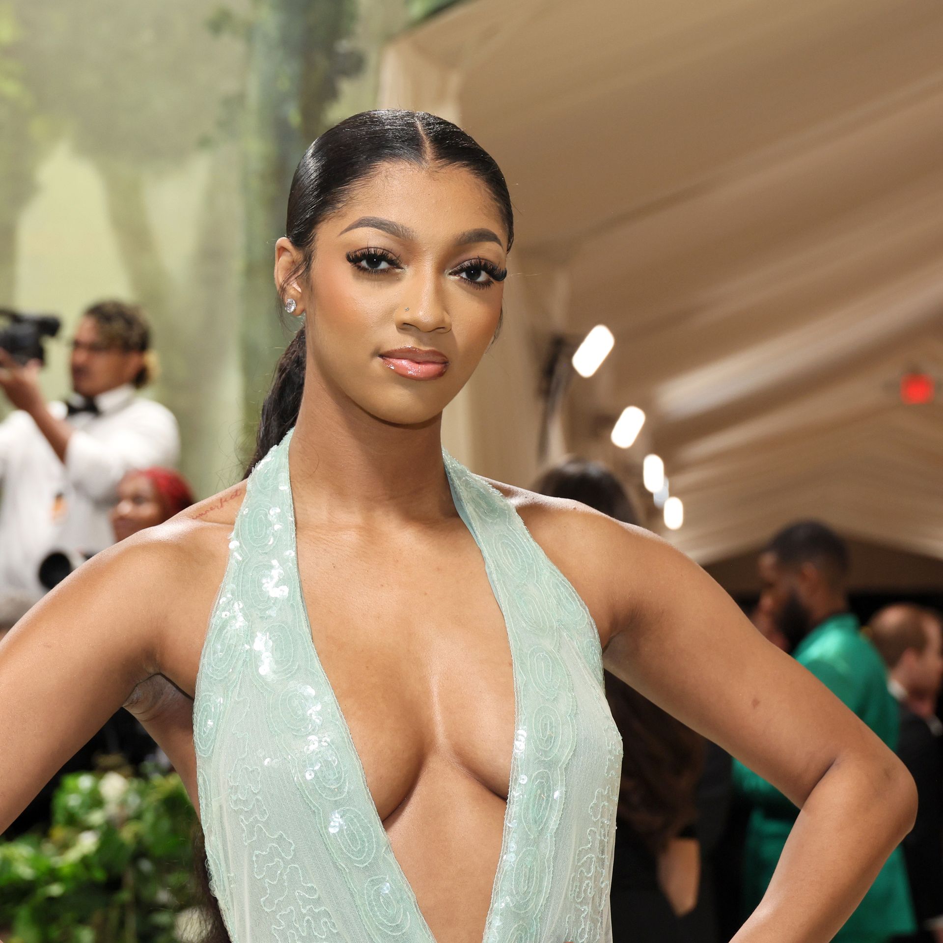 Angel Reese makes her Met Gala debut - Axios New Orleans