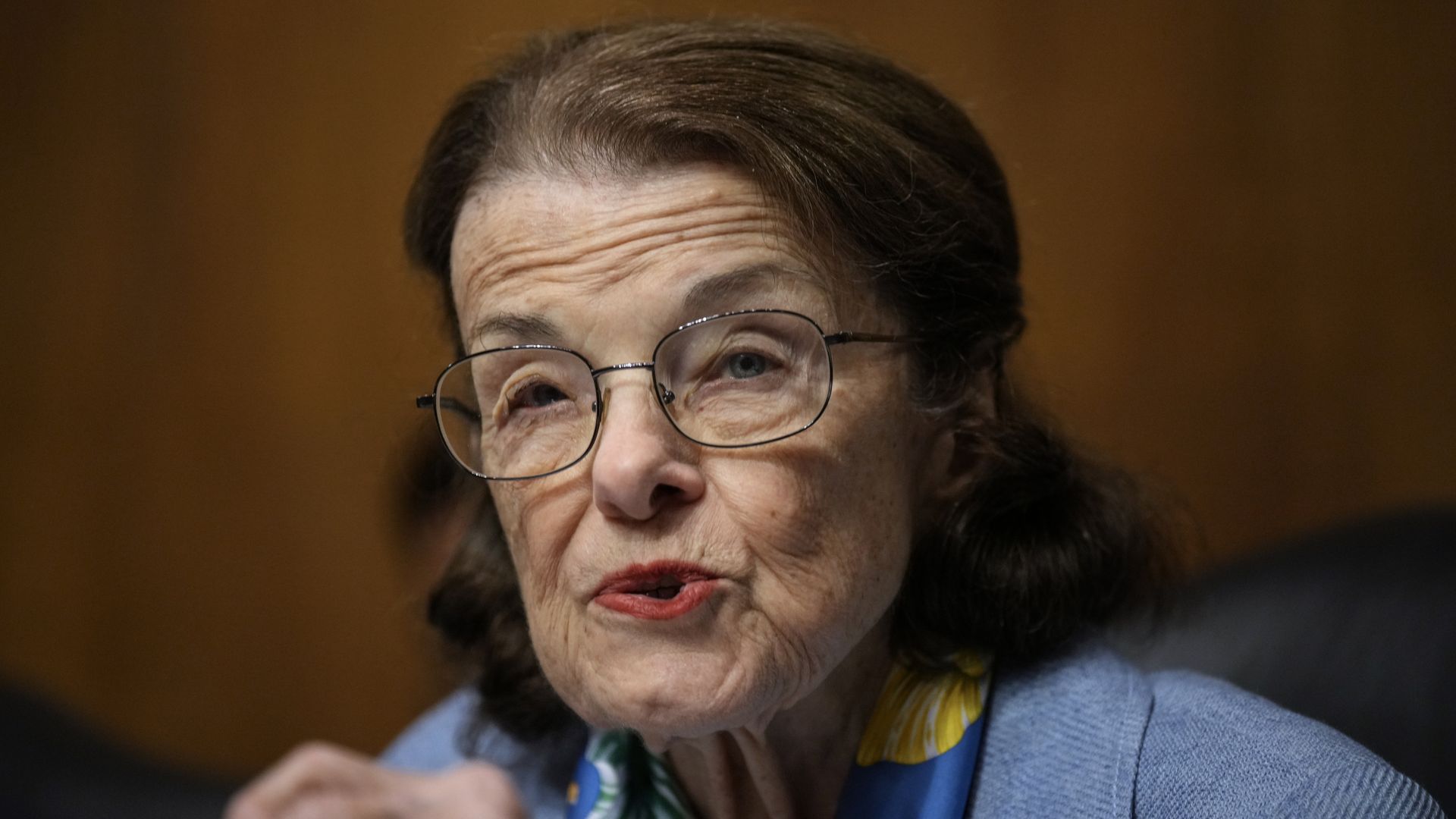 Dianne Feinstein (D-CA) speaks during a Senate Judiciary Committee hearing 