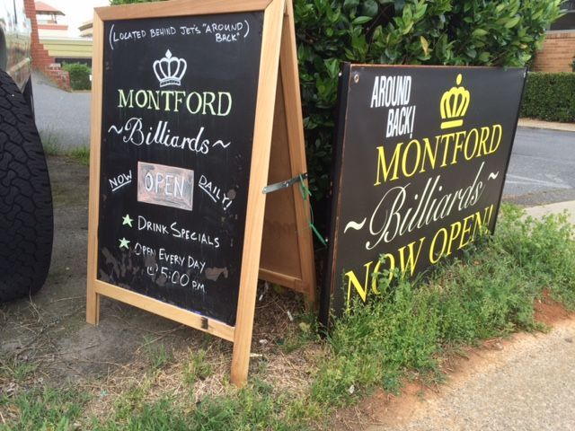 montford billiards charlotte drink specials