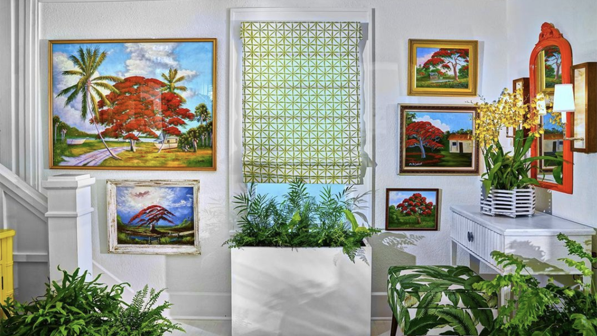 colorful home tour
