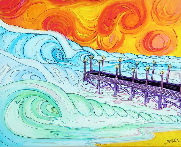 painting-of-pier-and-ocean