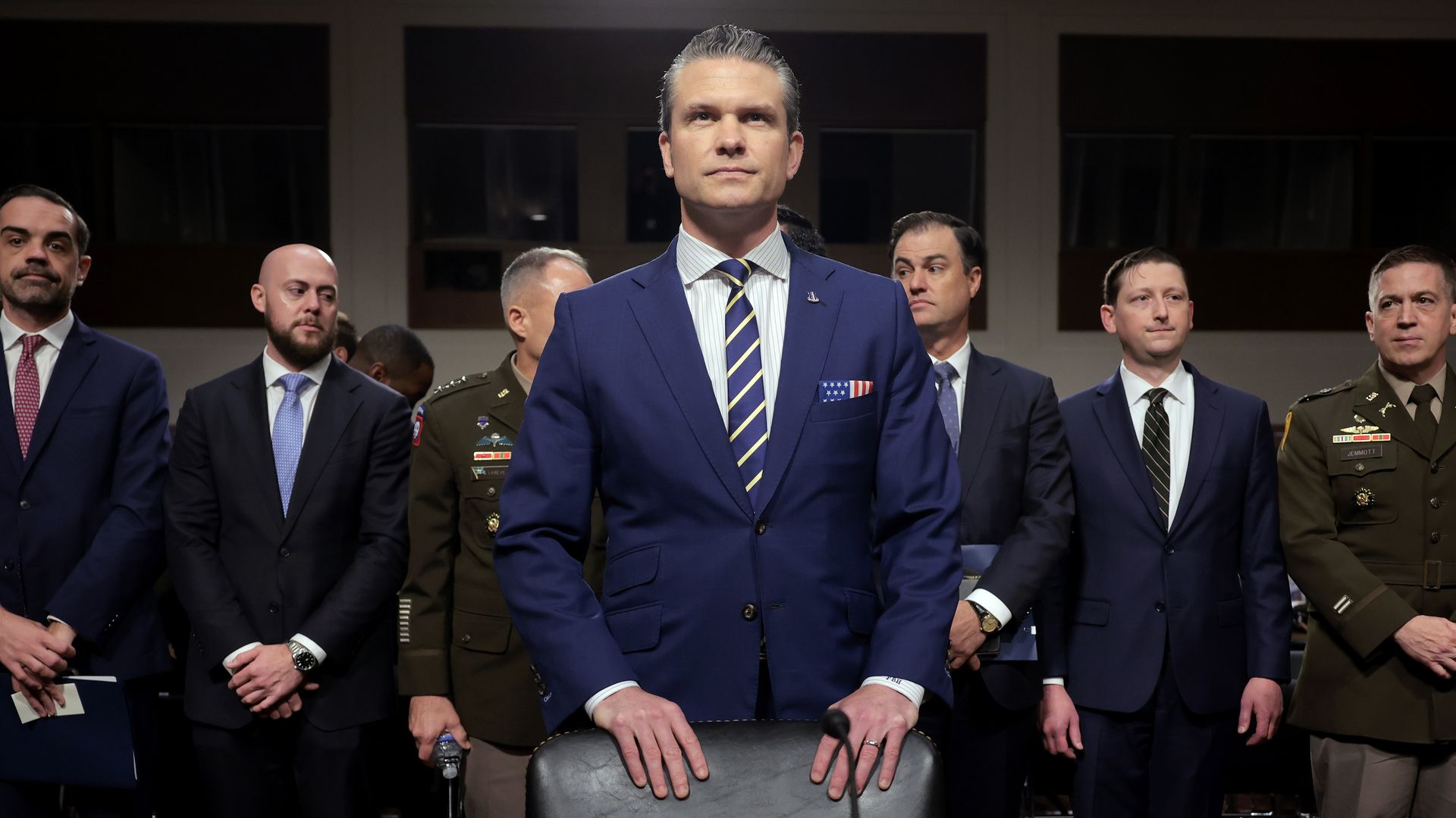 U.S. Secretary of Defense Pete Hegseth arrives to testify before the Senate Armed Services Committee in the Dirksen Senate Office Building on June 18, 2025 in Washington, DC. Photo: Kayla Bartkowski/Getty Images.