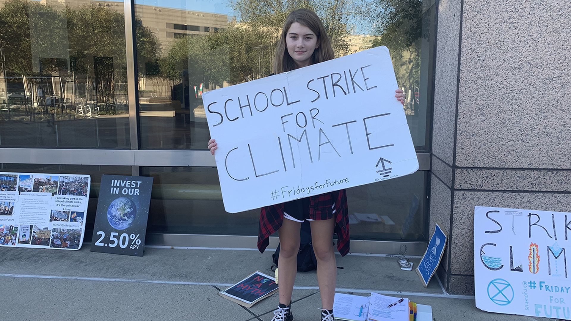 Climate activist Mary Ellis Stevens