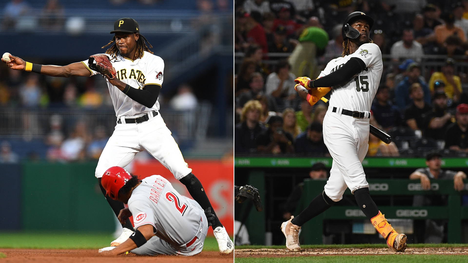 oneil cruz throwing and hitting