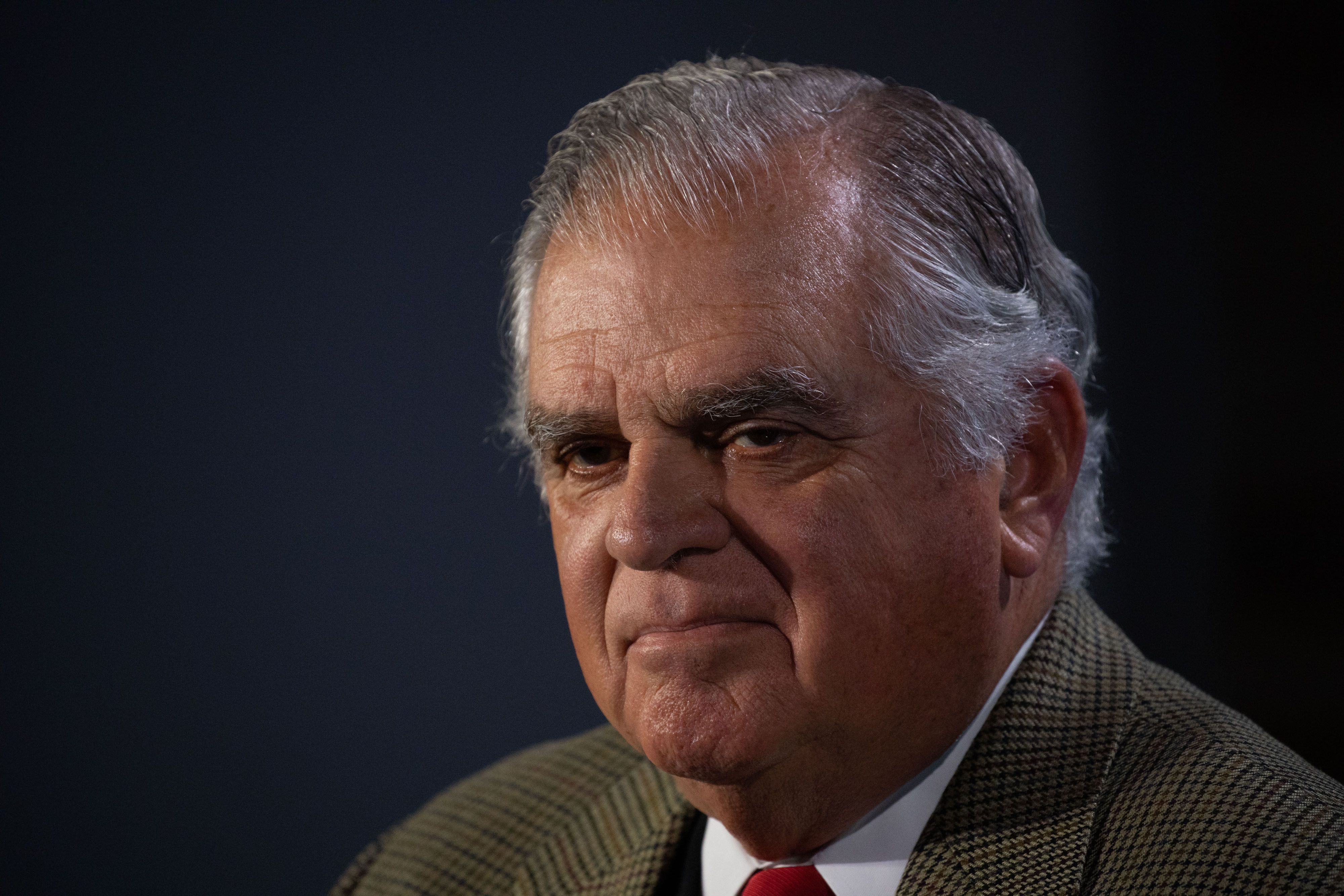 Former US Department of Transportation Secretary Ray LaHood on the Axios stage. 