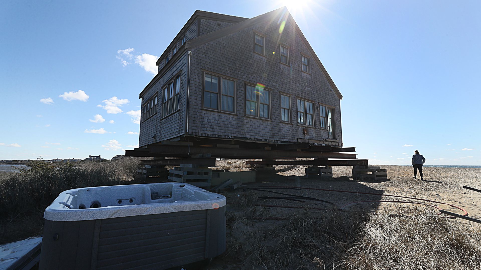 This home on Hummock Pond Rd. in Cisco is set to be demolished after erosion made it impossible to be saved.