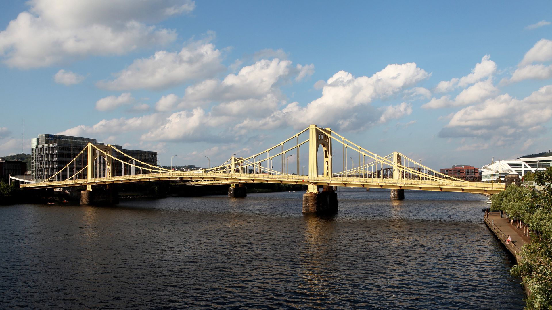 PITTSBURGH - AUGUST 25: Andy Warhol Bridge in Pittsburgh, Pennsylvania on August 25, 2016. (Photo By Raymond Boyd/Getty Images)